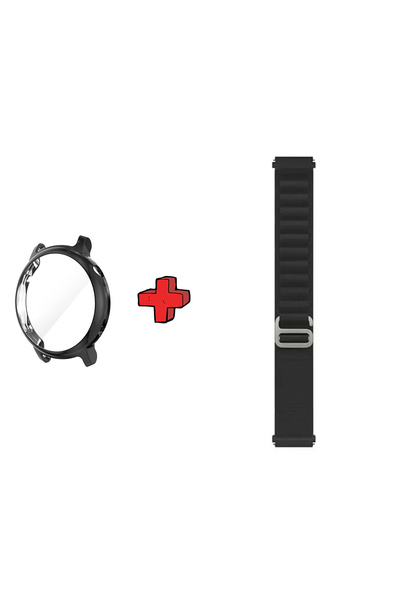Tagomoon Huawei Watch Gt3 42mm ile Uyumlu Kasa Ekran Koruyucu ve Alpine Loop ...