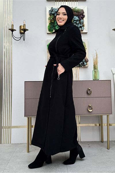 TRENDTESETTÜR حذاء نسائي أسود بحزام T 8777