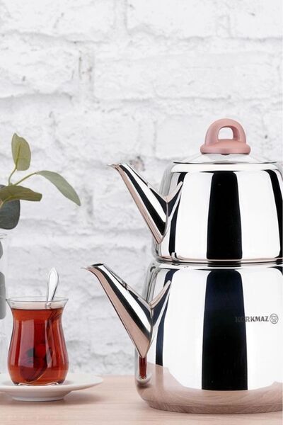 KORKMAZ Bella Rosegold Çaydanlık Takımı 1 Lt / 2 Lt - A045-01