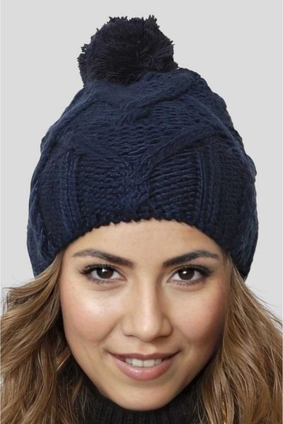 Uniquetrenders Women's Winter Pompom Knitted Beanie