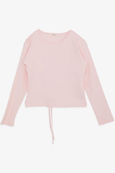 Breeze Girl's Long Sleeve T-Shirt Gathered 8-14 Years, Pink