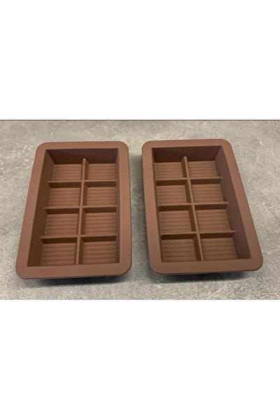 Seram Collection 8 bölmeli Dubai Çikolatası Yapma Kalıbı Silokon Kek Kalıbı B...