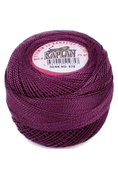 Marsilyan خيط النمر إيتمين والغرزة المتقاطعة رقم 8 كود / اللون: 870 - Royaleks