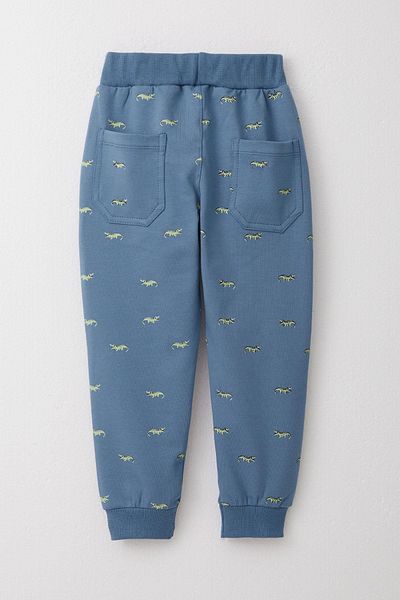 Breeze 3-8 Years Old Boy Indigo Lace-Up Crocodile Patterned Bottom Cute