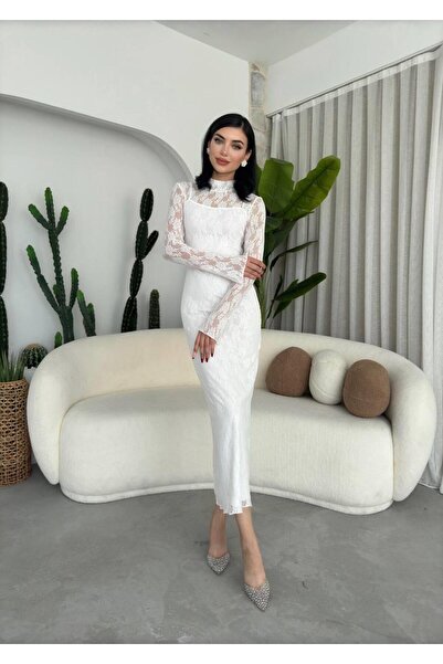 conconmoda Charlie Dantel Uzun Elbise