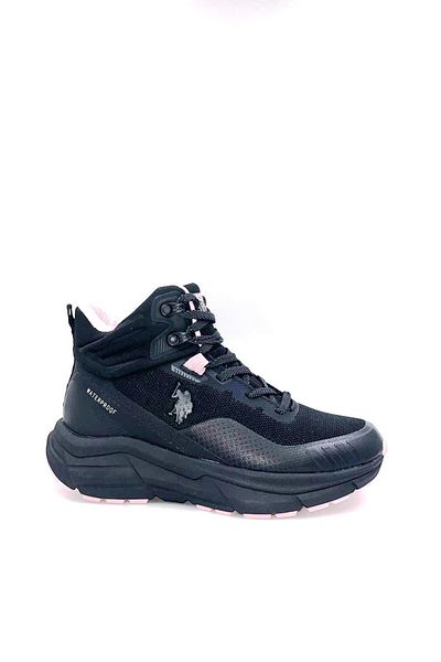 U.S. Polo Assn. Πόλο Ασν. Gerrard Hi WMN 4PR - Γυναικείες μαύρες μπότες εξωτερικού χώρου
