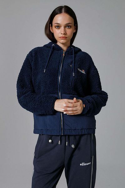 Ellesse Plyšový kabát s kapucí s kapucí s měkkou texturou Ef181