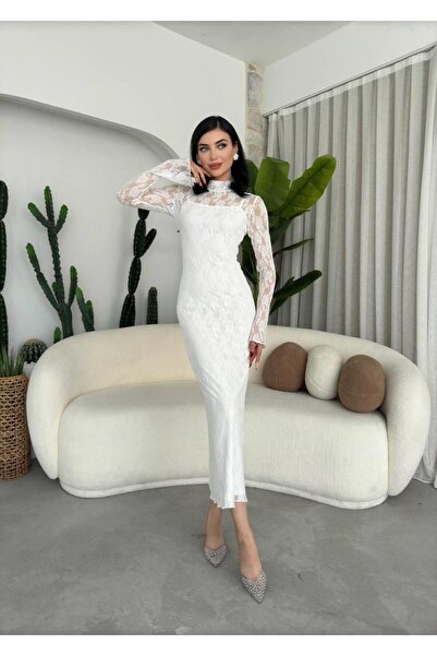 conconmoda Charlie Dantel Uzun Elbise