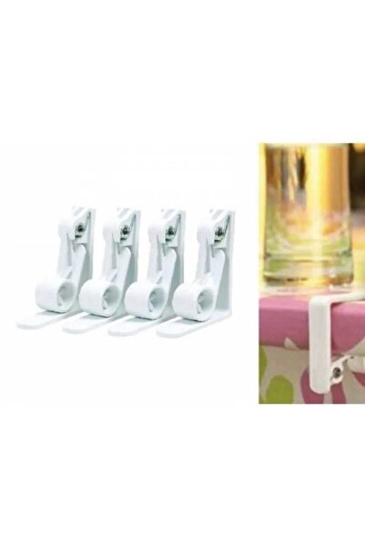 lawrenceshop 12li Plastik Masa Örtüsü Tutacağı Yaylı Mandal Kayma Önleyici Tutucu Sabitleyici Kıskaç Klips Aparat
