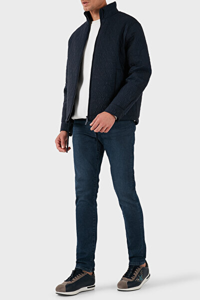 Armani Exchange Men's Logo Stand Collar Regular Fit Coat - 6Dzb10 Zn4Xz 1510