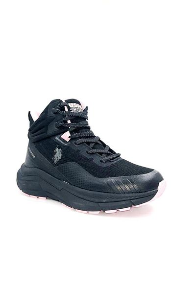 U.S. Polo Assn. Πόλο Ασν. Gerrard Hi WMN 4PR - Γυναικείες μαύρες μπότες εξωτερικού χώρου