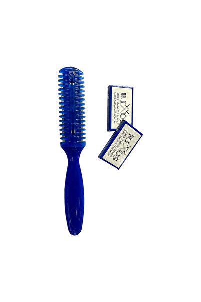 Croc Su01 Blue Hair Cutting Razor - Razor Comb(+10 Razors)