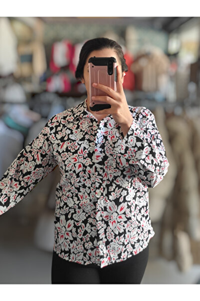 Sublime Butik قميص نسائي عتيق بنمط الأزهار العرقية