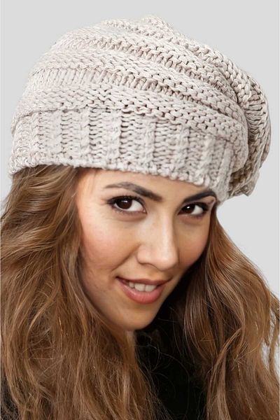Uniquetrenders Women's Winter Neck Collar Featured Knitwear Knitted Beanie
