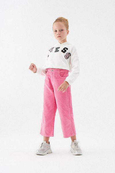 Tyess Bg Store Ecru-Sweatshirt für Mädchen 22fw0tj4417