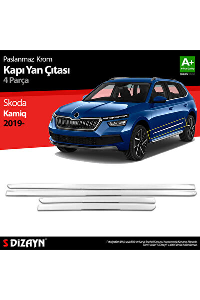 S Dizayn S-Dizayn Skoda Kamiq Krom Kapı Yan Çıtası 2019 Üzeri 7211404
