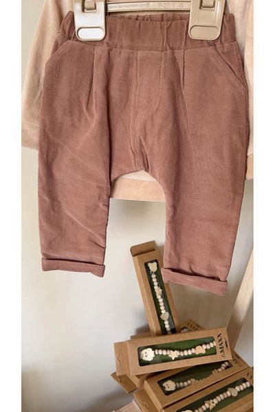 Cassiope Dog Themed Velvet Baby Boy Top and Bottom Set
