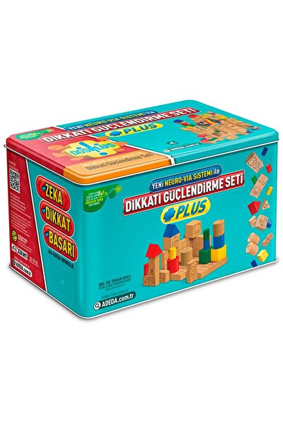 Adeda Yayınları Dikkat Güçlendirme Metal Kutu Set 7 Yaş