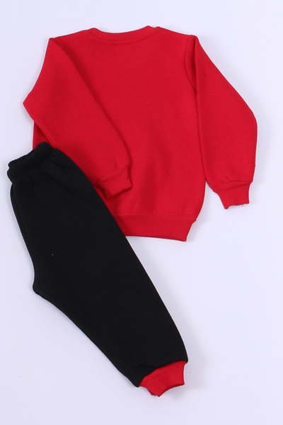 HÇM ERKEK BEBEK 3 İPLİK EŞOFMAN TAKIMI AYICIK BASKILI A40