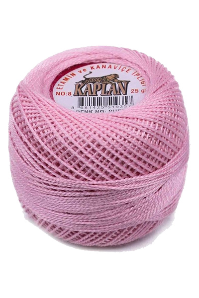 Marsilyan خيط النمر إيتمين والغرزة المتقاطعة رقم 8 كود/لون: بودرة - رويالكس