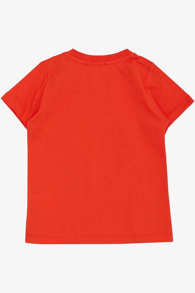Breeze Boys T-shirt Strong Dinosaur Printed 1.5-5 Years Old, Pomegranate
