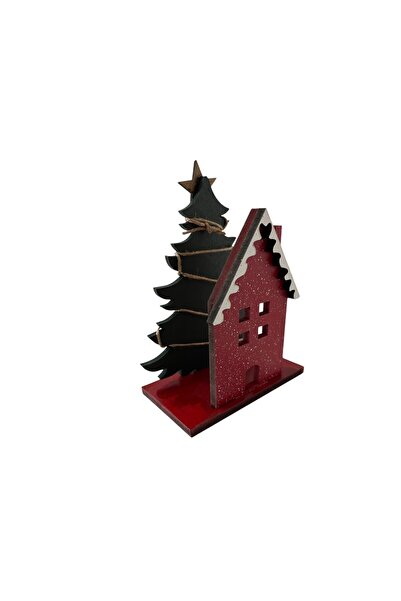 woodline Christmas Themed Wooden Napkin Holder - Christmas Table Decor