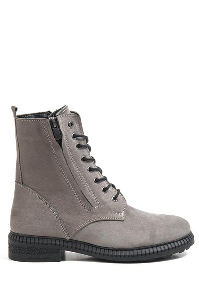 Bulldozer 240626 Γκρι γυναικείες μπότες Nubuck