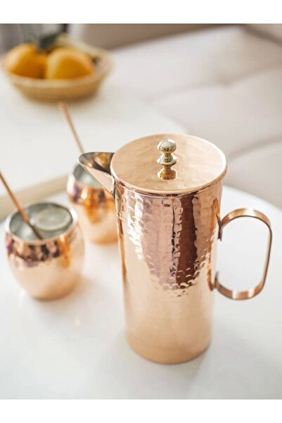 Bakır Concept Bakır Sürahi Silindir Çekiç Dövme Model