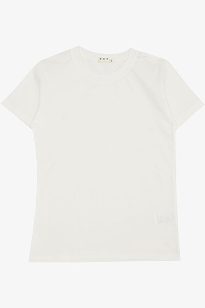 Breeze 4-8 Years Old Boy Long Sleeve Ecru T-Shirt