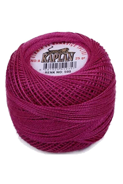 Marsilyan خيط النمر إيتمين والغرزة المتقاطعة رقم 8 كود / اللون: 599 - Royaleks