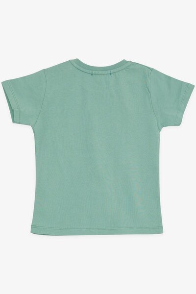 Breeze Girls & Boys Boys T-Shirt Pop Corn Printed 2-6 Years, Mint Green