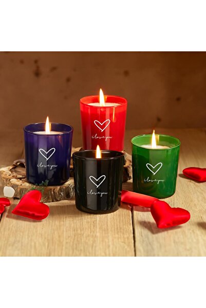 SELKA HOME Amor Cam Bardak Mum 110 gr