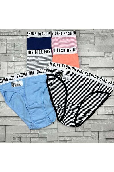 ENTAHA Tutku 6 Pack Multicolor Fashion Girl Women's Slip Panties