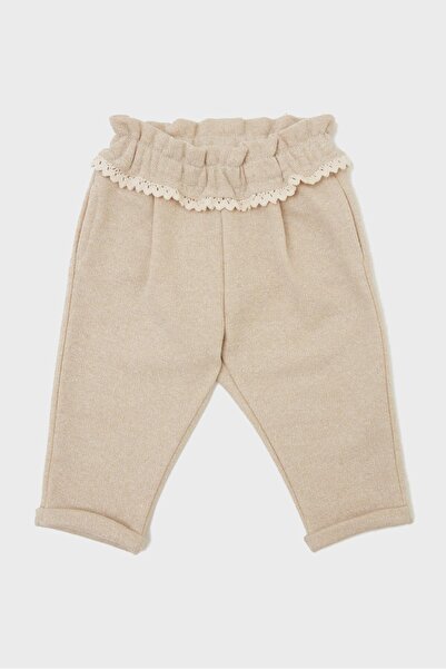 GB Baby Bg Store Baby Girl Beige Hose 22pfwbg2213