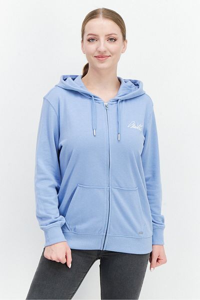 O'Neill Women Hooded Long Sleeve Embroidered Logo Sweatshirt, Light Blue