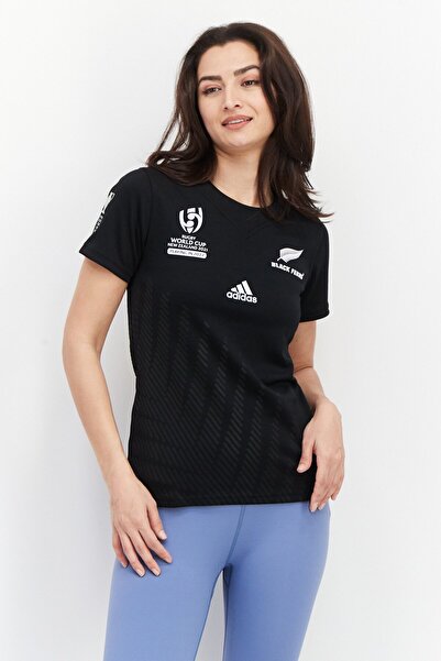 adidas Women Sportswear Fit Rugby Jersey, Black