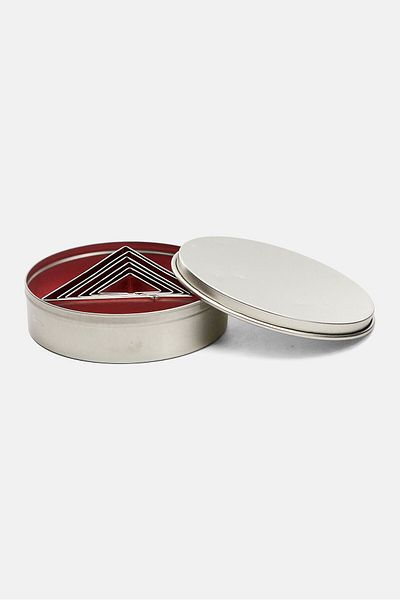 iBiLi 6pcs Triangle Cookie Cutters, Silver