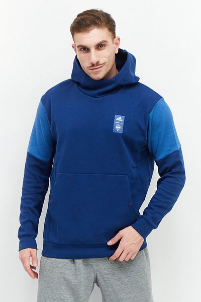 adidas Men Sportswear Fit Long Sleeve Training Hoodie, Navy Blue