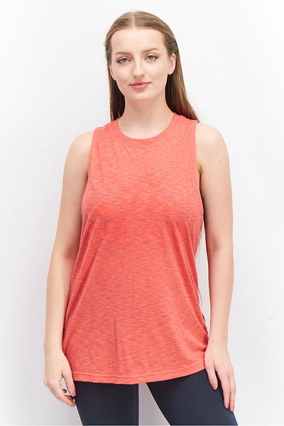 adidas Women Sportswear Ft Sleeveless Brand Logo Tank Top, Red