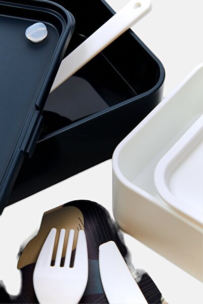 IRIS Bento Lunch Boxes, Navy