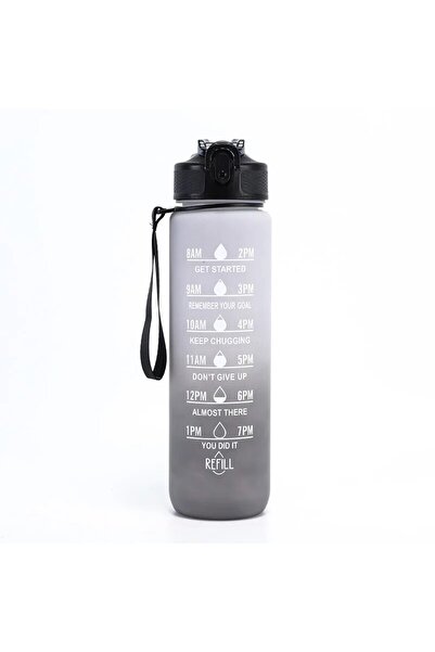 Choice زجاجات مياه مانعة للتسرب باللون الرمادي والأبيض سعة 900 مل، سعة 32 أون...