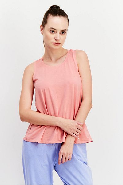 SKECHERS Women Sportswear Fit Sleeveless Training Top, Pink