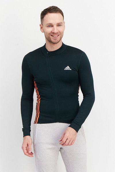 adidas Men Sportswear Fit Long Sleeve Training Jacket, Dark Green