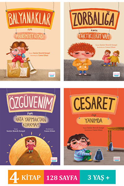 Buğday Kitap Saniye Bencik Kangal Özgüvenim-Balyanaklar-Zorbalığa-Cesaret 3 Y...