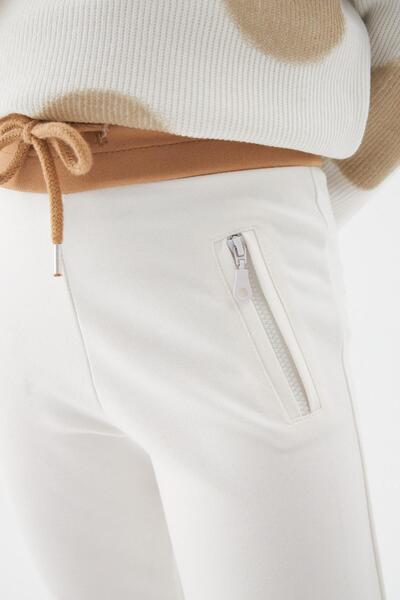 SWATSKY Bg Store Girl's Ecru Sweatpants 22Fw0Sw6203