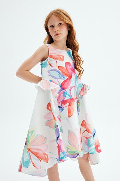 Lia Lea Bg Store Girl Patterned Dress 23pssl01977