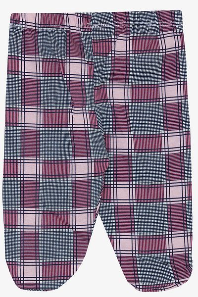 Breeze 6 Months Baby Girl with Booties - Bottom Plaid Pattern, Mixed Color