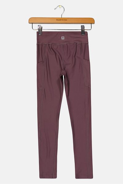 RUNWAY Kids Girl Plain Pull On Leggings, Light Mauve