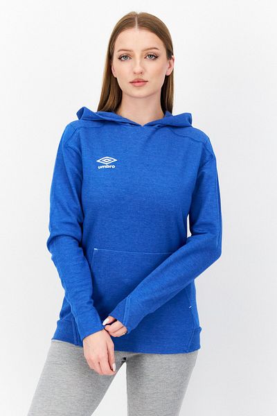 UMBRO Women Sportswear Fit Brand Logo Training Hoodies, Blue