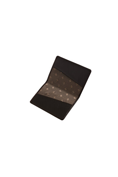HELMBROOK Milton Genuine Leather Brown Unisex Leather Handcrafted Rfid Protection Passport Cover